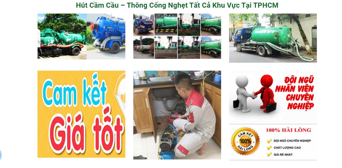 Thông cống nghẹt tại TPHCM uy tín chuyên nghiệp giá tốt, thi công dứt điểm 2 Hut Ham Cau Tai TPHCM