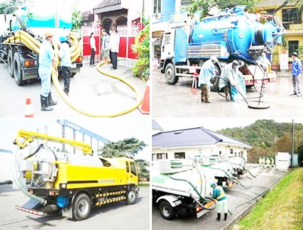 Thông thoát sàn hút bể phốt Quế Võ - Lựa chọn thông thoát sàn hút bể phốt tốt nhất 2 xe-chuyen-dung-thong-thoat-san-hut-be-phot-que-vo