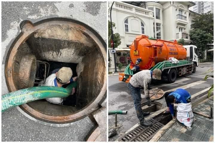 Công Ty Môi Trường Hoàng Đình chuyên thông cống nghẹt hút hầm cầu giá rẻ 24/7 10 Hut ho ga